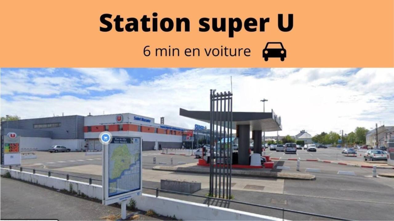 Saint Nazaire - White Lion - Centre ville - Au calme - Parking privatif aérien - Internet haut débit Fibre Extérieur photo